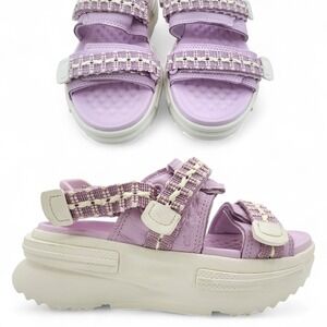 Converse Run Star Utility Sandal CX Womens 6 Stardust Lilac Chunky Platform Shoe